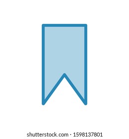 Bookmark icon vector design template