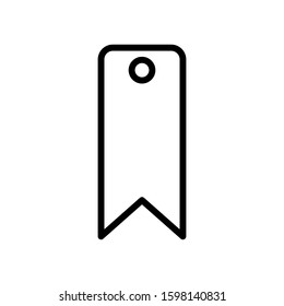 Bookmark icon vector design template
