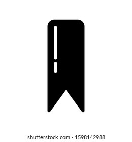 Bookmark icon vector design template