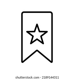 bookmark icon vector design template