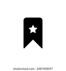 Bookmark icon vector. Favourite icon