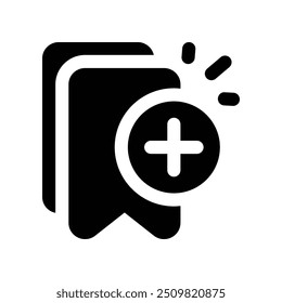 Lesezeichen-Symbol. Vektorsymbol für Ihre Website, Ihr Handy, Ihre Präsentation und Ihr Logo-Design.