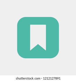 bookmark icon, vector illustration