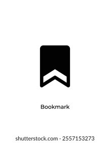 Bookmark icon, bookmark vector illustration