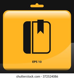 bookmark icon. vector illustration