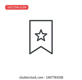 Bookmark Icon Vector Illustration Design