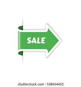 Bookmark icon vector illustration. Discount price tags. Vector ribbon stickers.