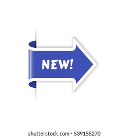 Bookmark icon vector illustration. Discount price tags. Vector ribbon stickers.