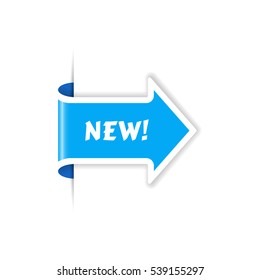 Bookmark icon vector illustration. Discount price tags. Vector ribbon stickers.