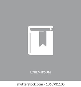 bookmark icon. Vector illustration EPS 10.