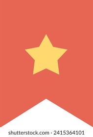 Icono de marcador. Ilustración vectorial en estilo plano