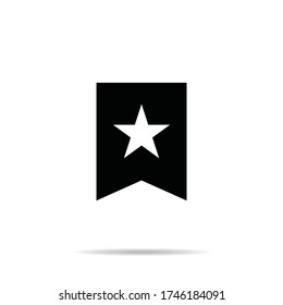 Symbol für Lesezeichen-Vektor-Abbildung.Symbol für Favoriten