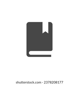 Bookmark Icon Vector Isolated Black and White Design Graphic