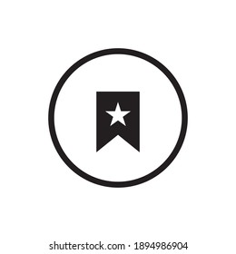 Bookmark Icon Vector Isolated on White Background
