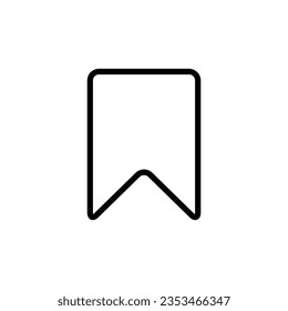 Bookmark icon vector, liner symbol illustration for site and mobile app..eps