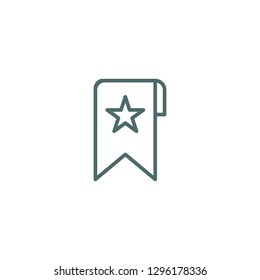 Bookmark Icon vector Logo Template