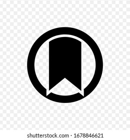 Bookmark Icon Vector Logo Template. Stock vector illustration isolated on white background