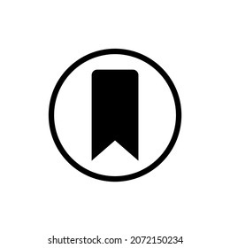 Bookmark Icon Vector Logo Template