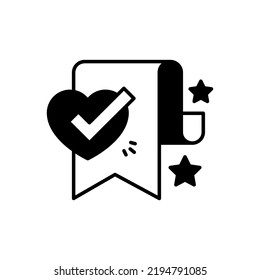 Bookmark icon in vector. Logotype