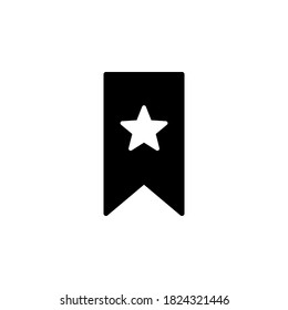 Marcador vectorial de icono en fondo blanco