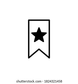 Marcador vectorial de icono en fondo blanco