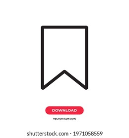 Bookmark icon vector. Bookmark sign