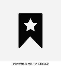Bookmark Icon Vector Sign Symbol Stock Vector (Royalty Free) 1442841392 ...