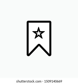 Bookmark Icon - Vector, Sign and Symbol for Design, Presentation, Website or Apps Elements.
