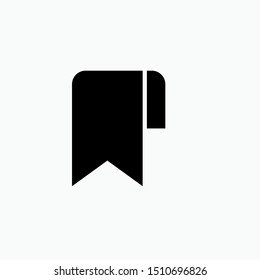 
Bookmark Icon - Vector, Sign and Symbol for Design, Presentation, Website or Apps Elements.
