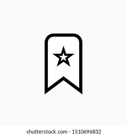 
Bookmark Icon - Vector, Sign and Symbol for Design, Presentation, Website or Apps Elements.