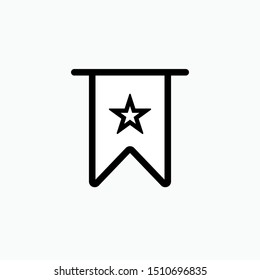 Bookmark Icon - Vector, Sign and Symbol for Design, Presentation, Website or Apps Elements.