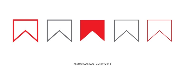 Bookmark Icon Vector - Sign or Symbol