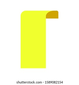 Bookmark icon vector in simple design template