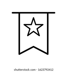Bookmark icon vector symbol design templates isolated on white background