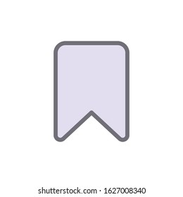 Bookmark icon vector symbol design templates isolated on white background