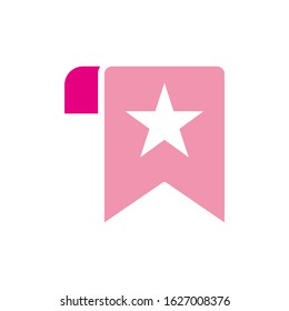 Bookmark icon vector symbol design templates isolated on white background