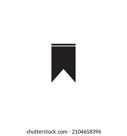 Bookmark icon vector symbol design.