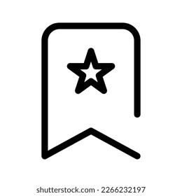 Bookmark Icon Vector Symbol Design Illustration