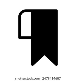 Bookmark Icon Vector Symbol Design Illustration