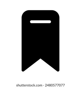 Lesezeichen-Symbol Vektorgrafik Symbol Design Illustration