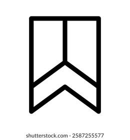 Bookmark Icon Vector Symbol Design Illustration
