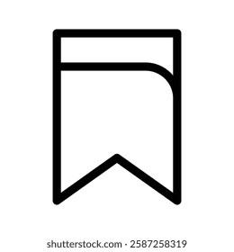Bookmark Icon Vector Symbol Design Illustration