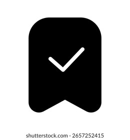 Bookmark Icon Vector Symbol Design Illustration