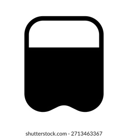 Design-Illustration für ein Lesezeichen-Symbol und ein Vektorsymbol