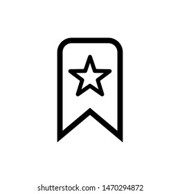 Bookmark icon vector symbol illustration