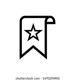 Bookmark icon vector symbol illustration