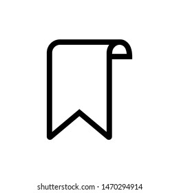 Bookmark icon vector symbol illustration