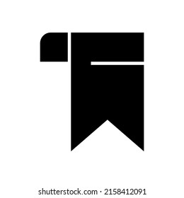 Marcador vectorial de icono en moda