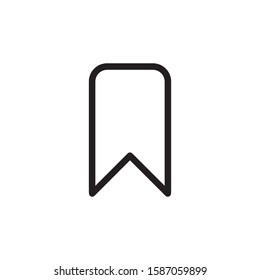 bookmark icon vector trendy design