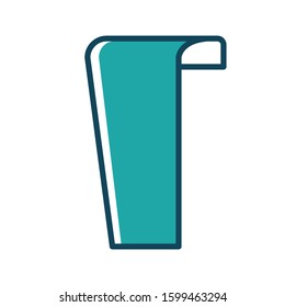 Bookmark icon vector in trendy style